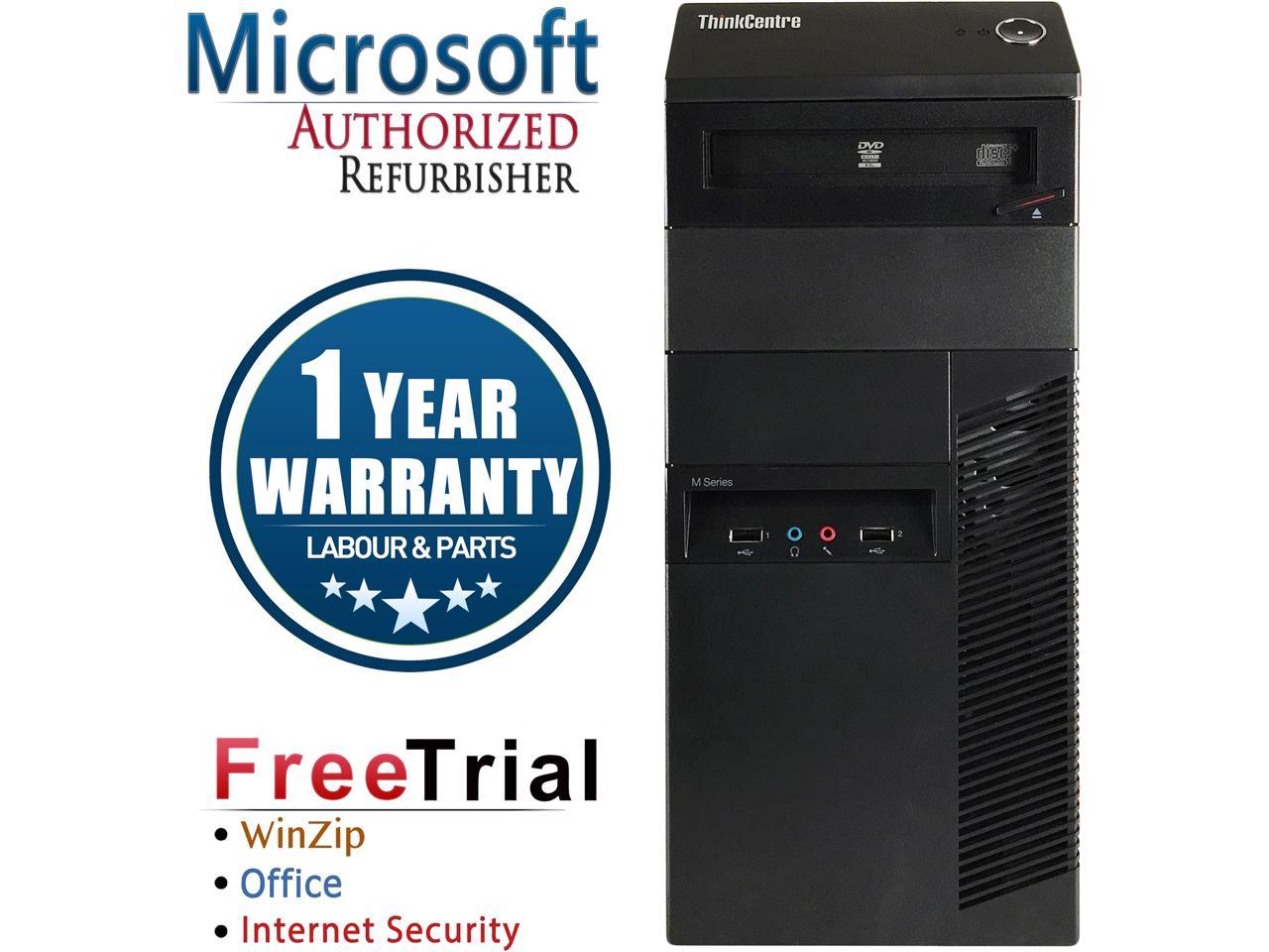 Lenovo Desktop Computer ThinkCentre M82 Intel Core i5 3rd Gen 3470 (3.20 GHz) 8 GB DDR3 1 TB HDD Intel HD Graphics 2500 Windows 10 Pro Multi-Language, English / Spanish