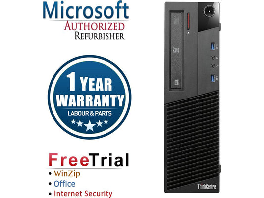 Lenovo Desktop Computer ThinkCentre M93p Intel Core i5 4th Gen 4570 (3.20 GHz) 16 GB DDR3 2 TB HDD Intel HD Graphics 4600 Windows 10 Pro 64-bit