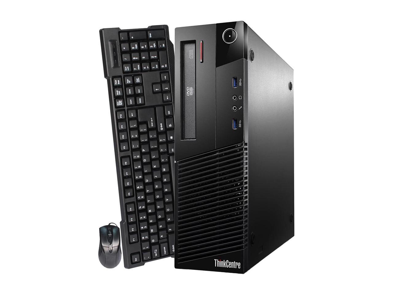 Lenovo Desktop Computer ThinkCentre M93p Intel Core i5 4th Gen 4570 (3.20 GHz) 16 GB DDR3 2 TB HDD Intel HD Graphics 4600 Windows 10 Pro 64-bit