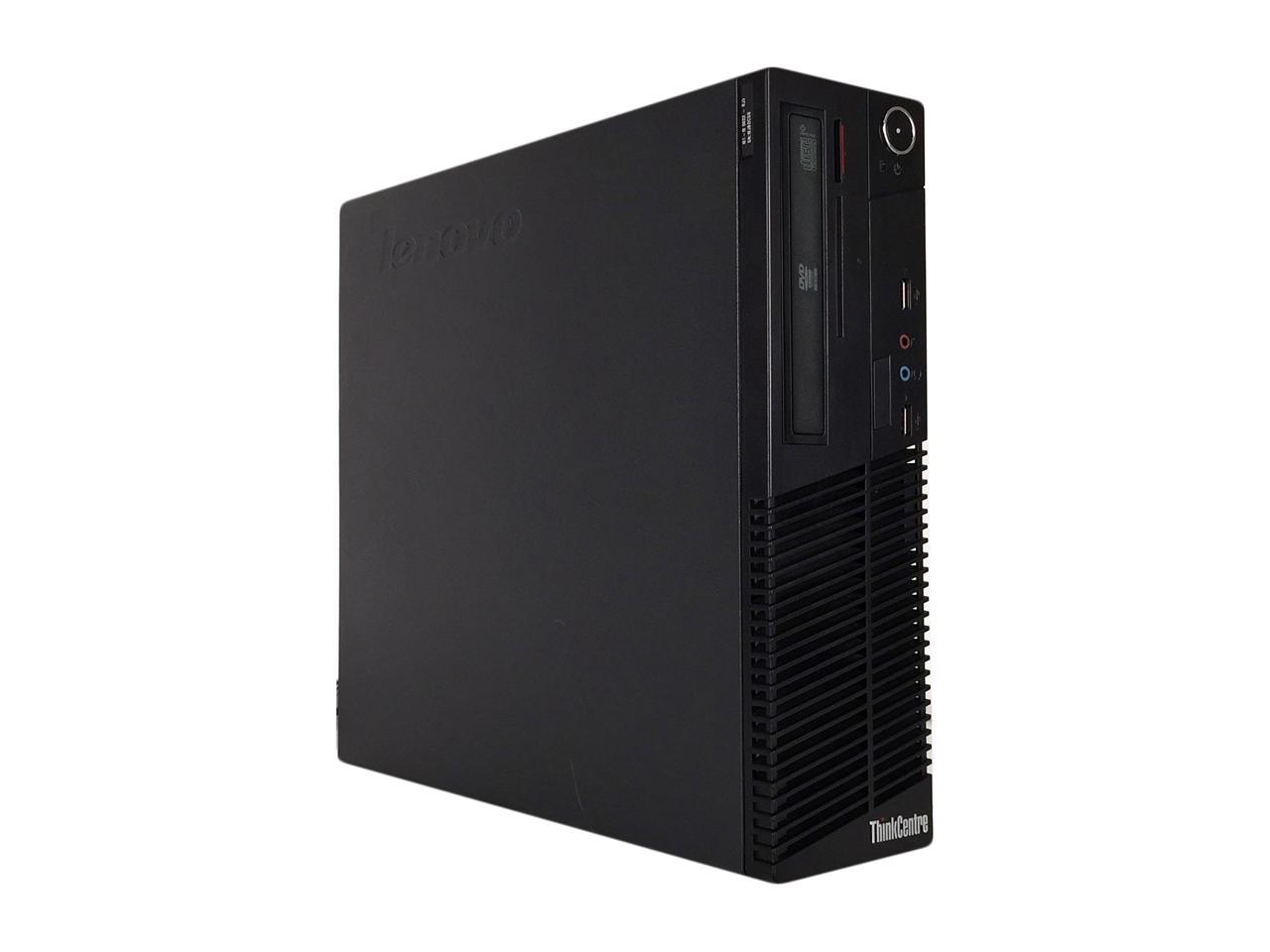 Lenovo Desktop Computer ThinkCentre M73-SFF Intel Core i3 4th Gen 4130 (3.40 GHz) 8 GB DDR3 1 TB HDD Intel HD Graphics 4400 Windows 10 Pro Multi-Language, English / Spanish