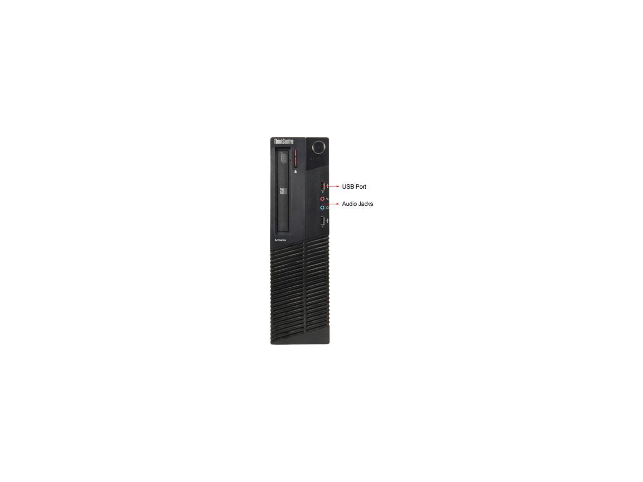 Lenovo Desktop Computer ThinkCentre M91P-SFF Intel Core i5 2nd Gen 2400 (3.10 GHz) 8 GB DDR3 2 TB HDD Intel HD Graphics 2000 Windows 10 Pro Multi-Language, English / Spanish