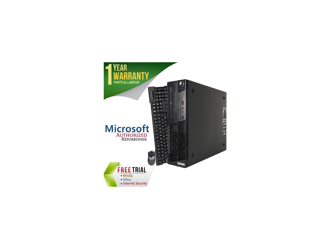 Lenovo Desktop Computer ThinkCentre M73 Intel Core i5 4th Gen 4430 (3.00 GHz) 8 GB DDR3 2 TB HDD Intel HD Graphics Windows 7 Professional