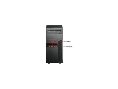 Lenovo Desktop Computer ThinkCentre M83 Intel Core i7 4th Gen 4770 (3.40 GHz) 8 GB DDR3 1 TB HDD Intel HD Graphics 4600 Windows 7 Professional 64-bit