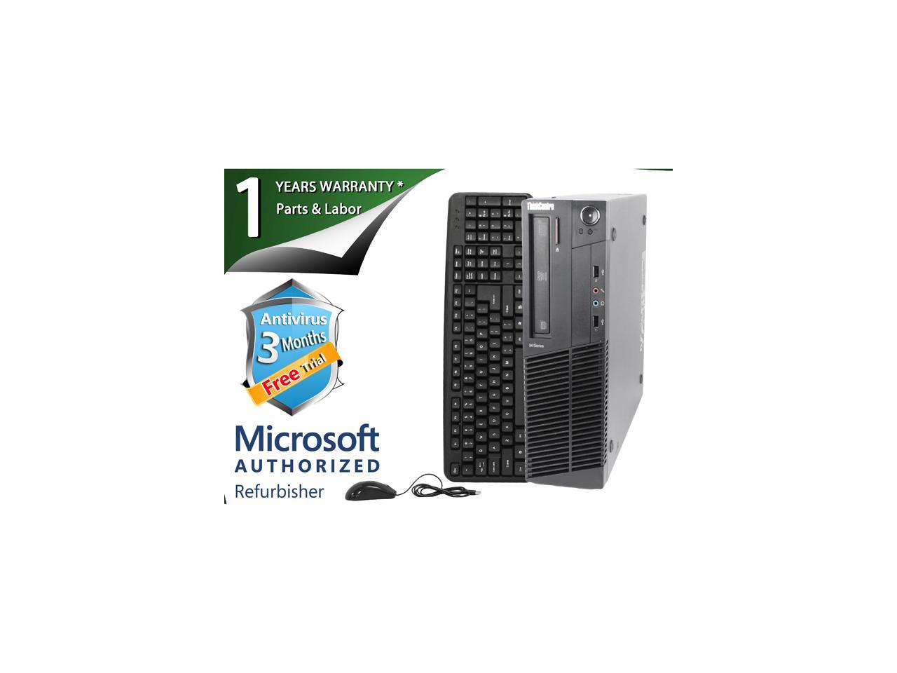 ThinkCentre Desktop Computer M91P Intel Core i5 2nd Gen 2400 (3.10 GHz) 4 GB DDR3 250 GB HDD Windows 7 Professional 64-bit