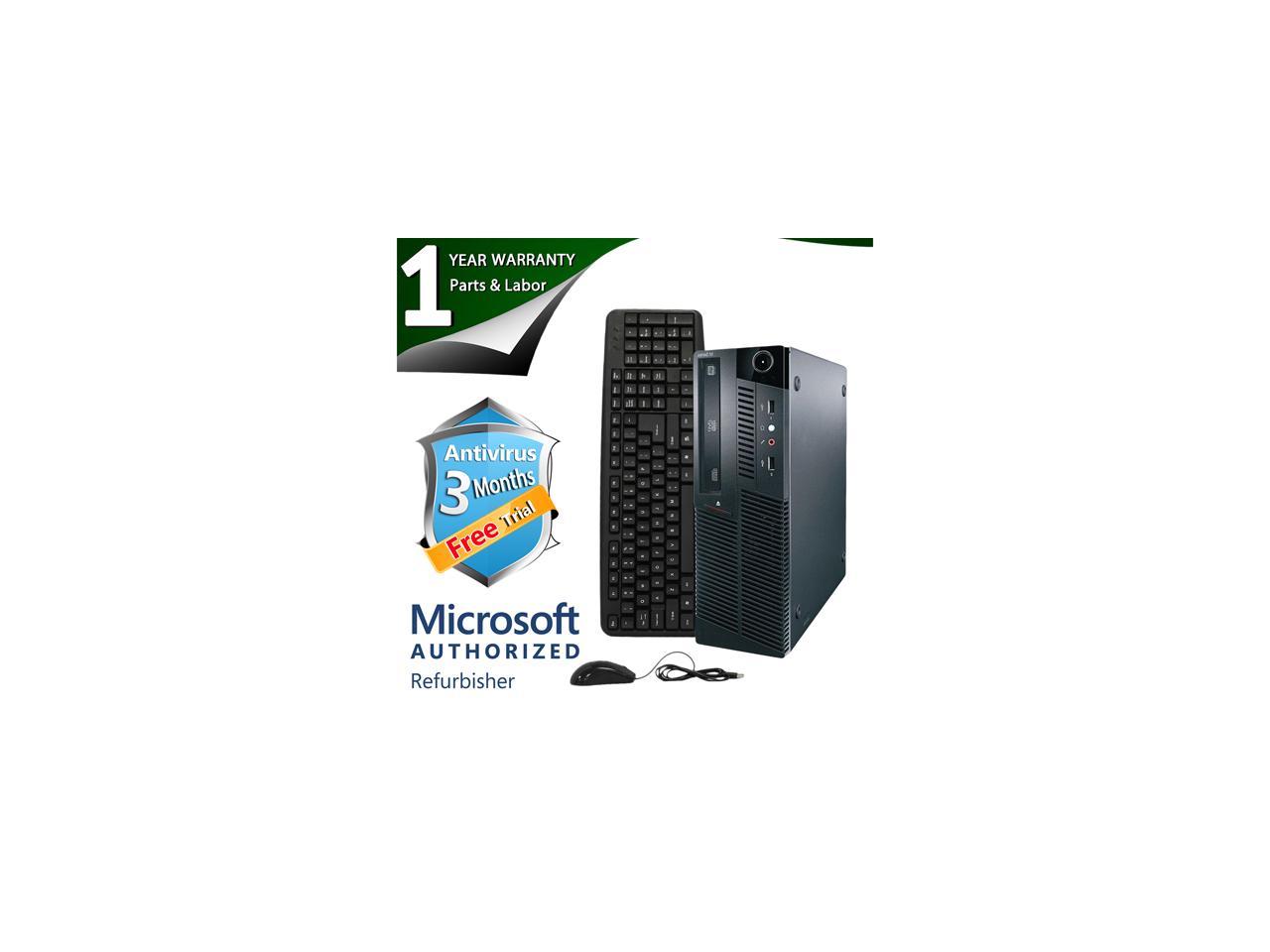 Lenovo Desktop Computer M90P Intel Core i5 1st Gen 650 (3.20 GHz) 4 GB DDR3 250 GB HDD Intel HD Graphics Windows 7 Professional 64-bit