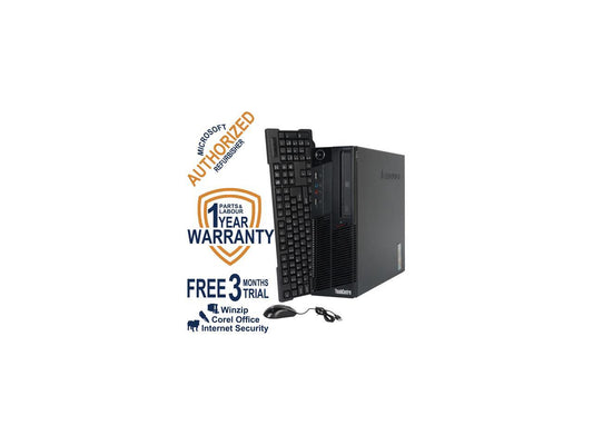 Lenovo Desktop Computer M90P Intel Core i5 650 (3.2 GHz) 4 GB DDR3 250 GB HDD Windows 7 Professional 64-bit