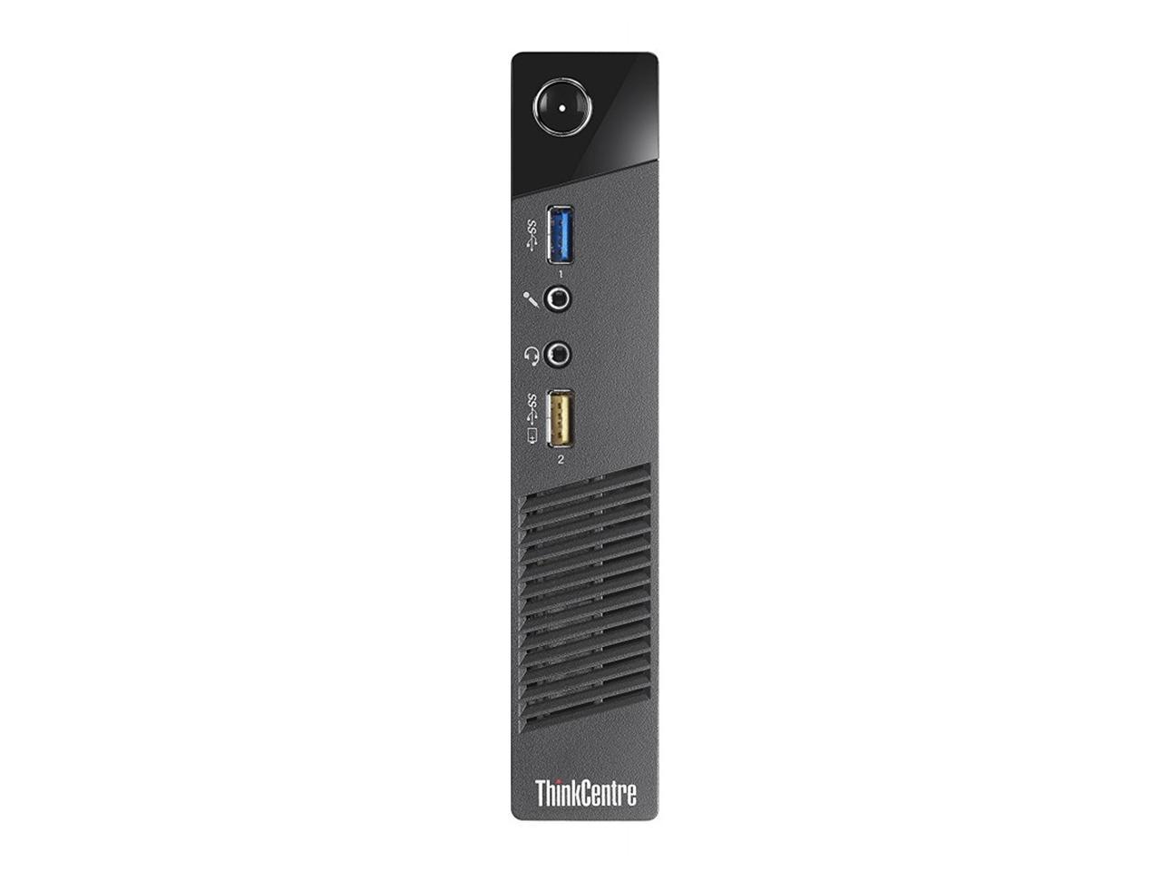 Refurbished Lenovo Grade A ThinkCentre M73 Tiny PC Intel Core i3-4130T 2.9 GHz 4 GB DDR3 512 GB SSD WiFi Window 10 Home 64-Bit (Multi-Language) 1 Year Warranty