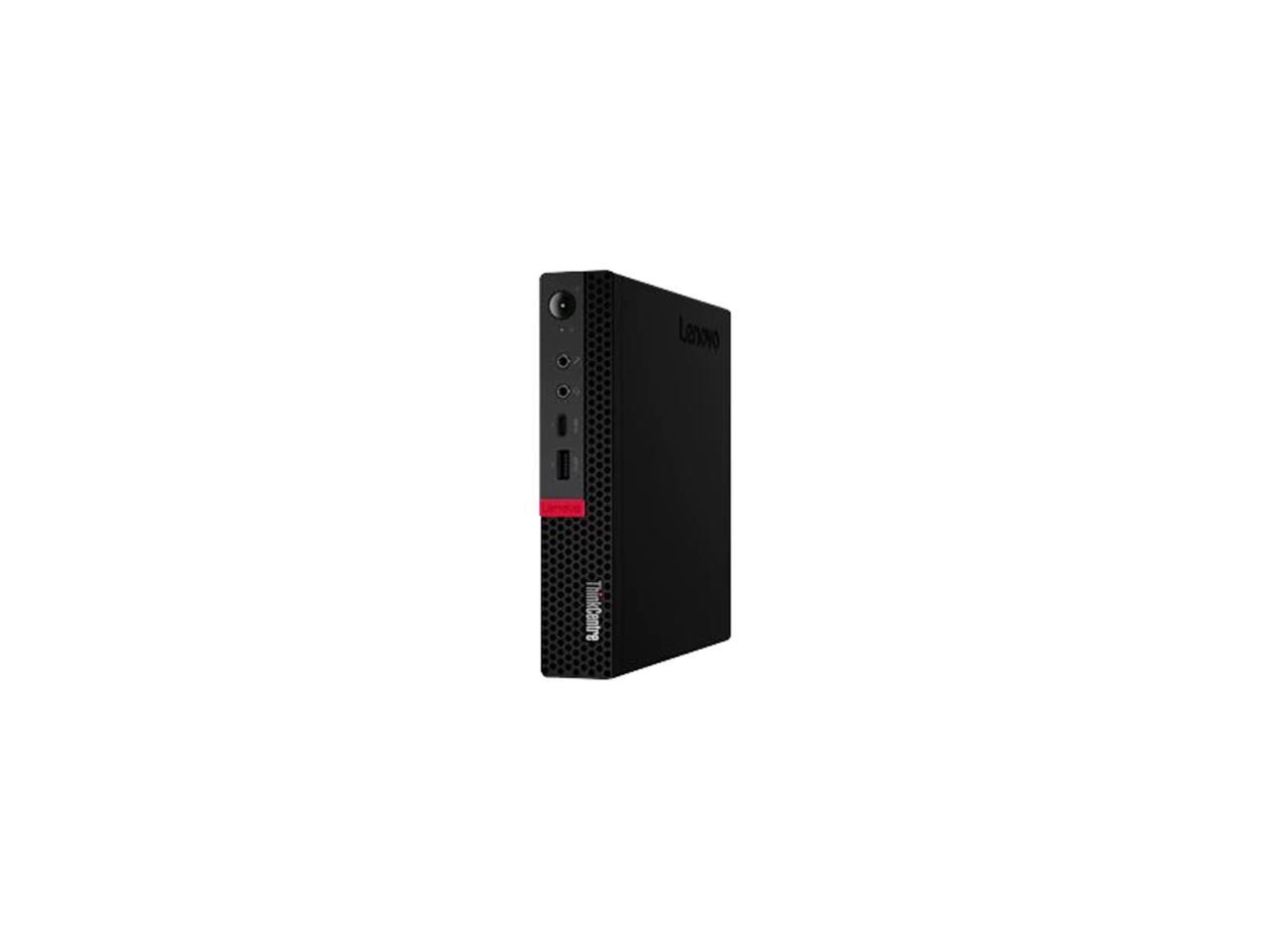 Lenovo ThinkCentre M630e 10YM0034US Desktop Computer - Core i3 i3-8145U - 8 GB RAM - 256 GB SSD - Tiny - Black