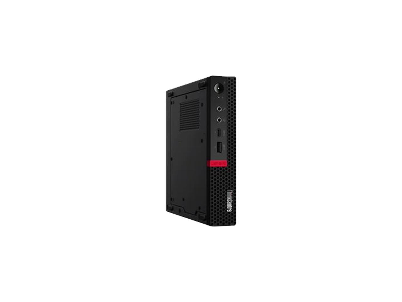 Lenovo ThinkCentre M630e 10YM0034US Desktop Computer - Core i3 i3-8145U - 8 GB RAM - 256 GB SSD - Tiny - Black