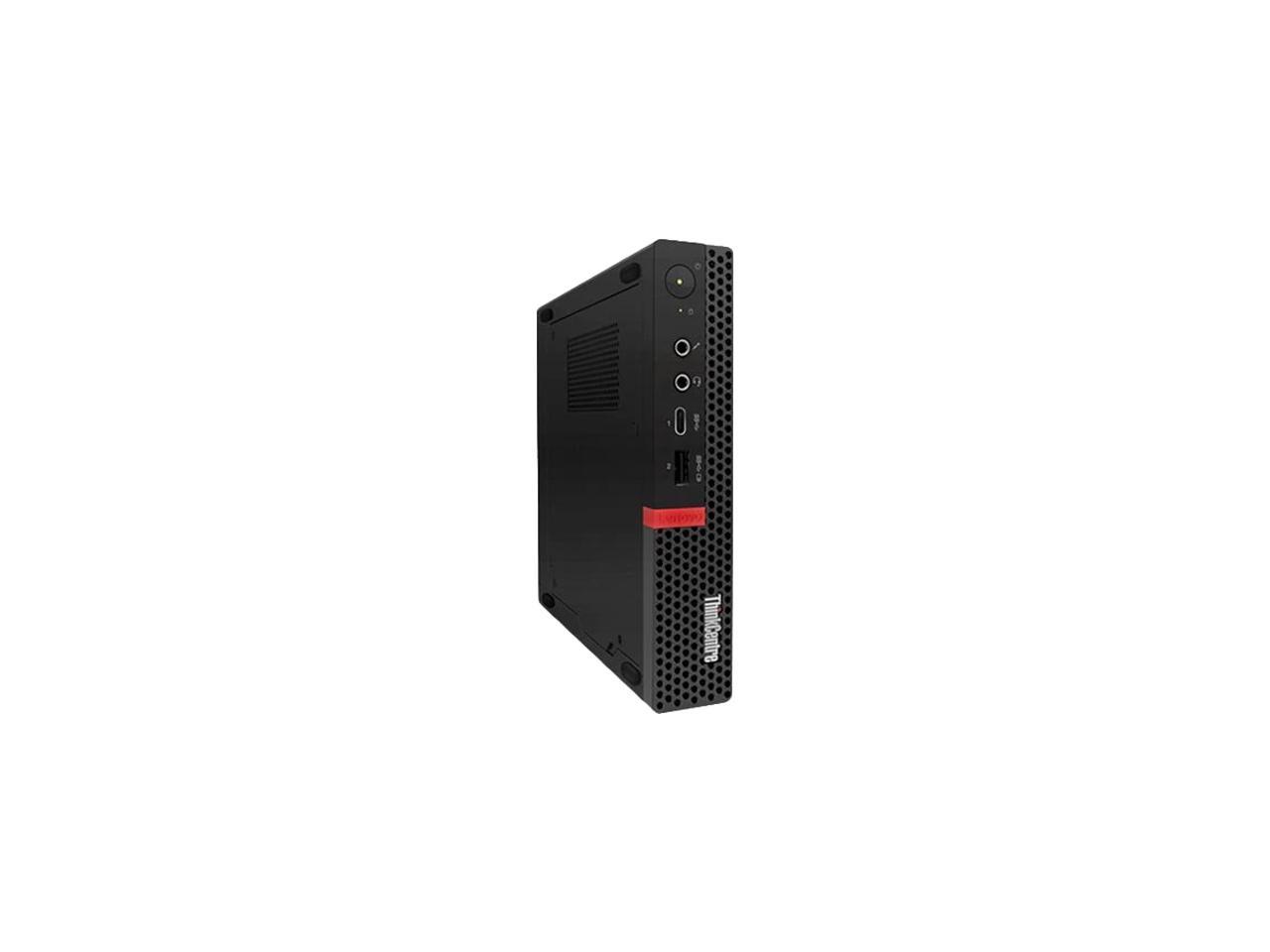 Lenovo ThinkCentre M720q 10T7007WUS Desktop Computer - Core i5 i5-8400T - 16 GB RAM - 256 GB SSD - Tiny - Raven Black