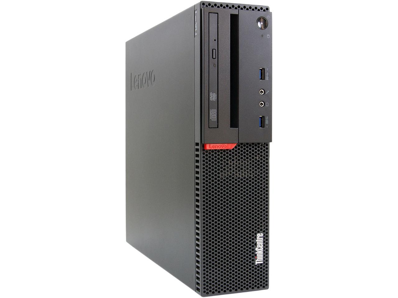 Lenovo Desktop Computer M900-SFF Intel Core i5 6th Gen 6500 (3.20 GHz) 8 GB 480 GB SSD Intel HD Graphics 530 Windows 10 Pro 64-bit