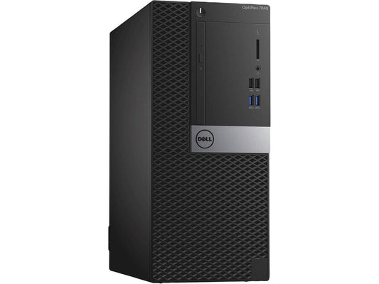 Dell Grade A OptiPlex 7040 Tower Intel Core i5 6500 (3.20 GHz) 12 GB RAM 1 TB SSD DVDRW WIFI BT Windows 10 Home (Multi-language)