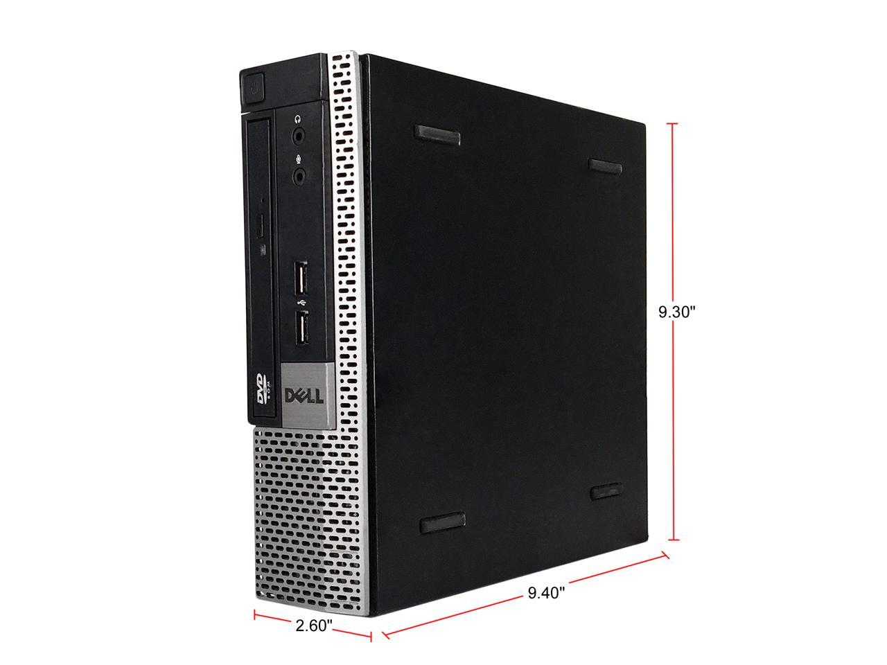 DELL Desktop Computer OptiPlex 9020 Intel Core i5 4th Gen 4590S (3.00 GHz) 8 GB DDR3 128 GB SSD Intel HD Graphics 4600 Windows 10 Home 64-bit Multi-language