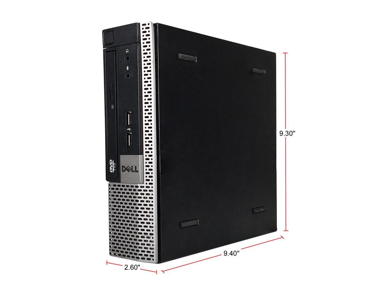 DELL Desktop Computer OptiPlex 9020 Intel Core i5 4th Gen 4590S (3.00 GHz) 8 GB DDR3 256 GB SSD Intel HD Graphics 4600 Windows 10 Home 64-bit Multi-language