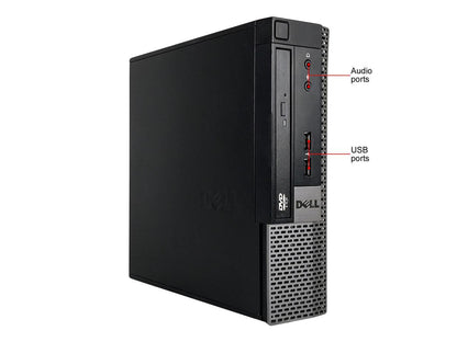 DELL Desktop Computer OptiPlex 9020 Intel Core i5 4th Gen 4590S (3.00 GHz) 16 GB DDR3 1 TB HDD Intel HD Graphics 4600 Windows 10 Home 64-bit Multi-language