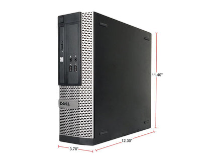 DELL Desktop Computer OptiPlex 3020 Intel Core i5 4th Gen 4590 (3.30 GHz) 8 GB DDR3 512 GB SSD Intel HD Graphics 4600 Windows 10 Home 64-bit Multi-language