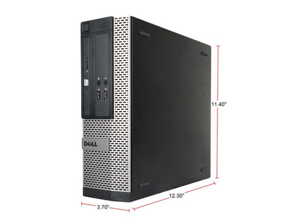 DELL Desktop Computer OptiPlex 3020 Intel Core i5 4th Gen 4590 (3.30 GHz) 8 GB DDR3 500 GB HDD Intel HD Graphics 4600 Windows 10 Home 64-bit Multi-language