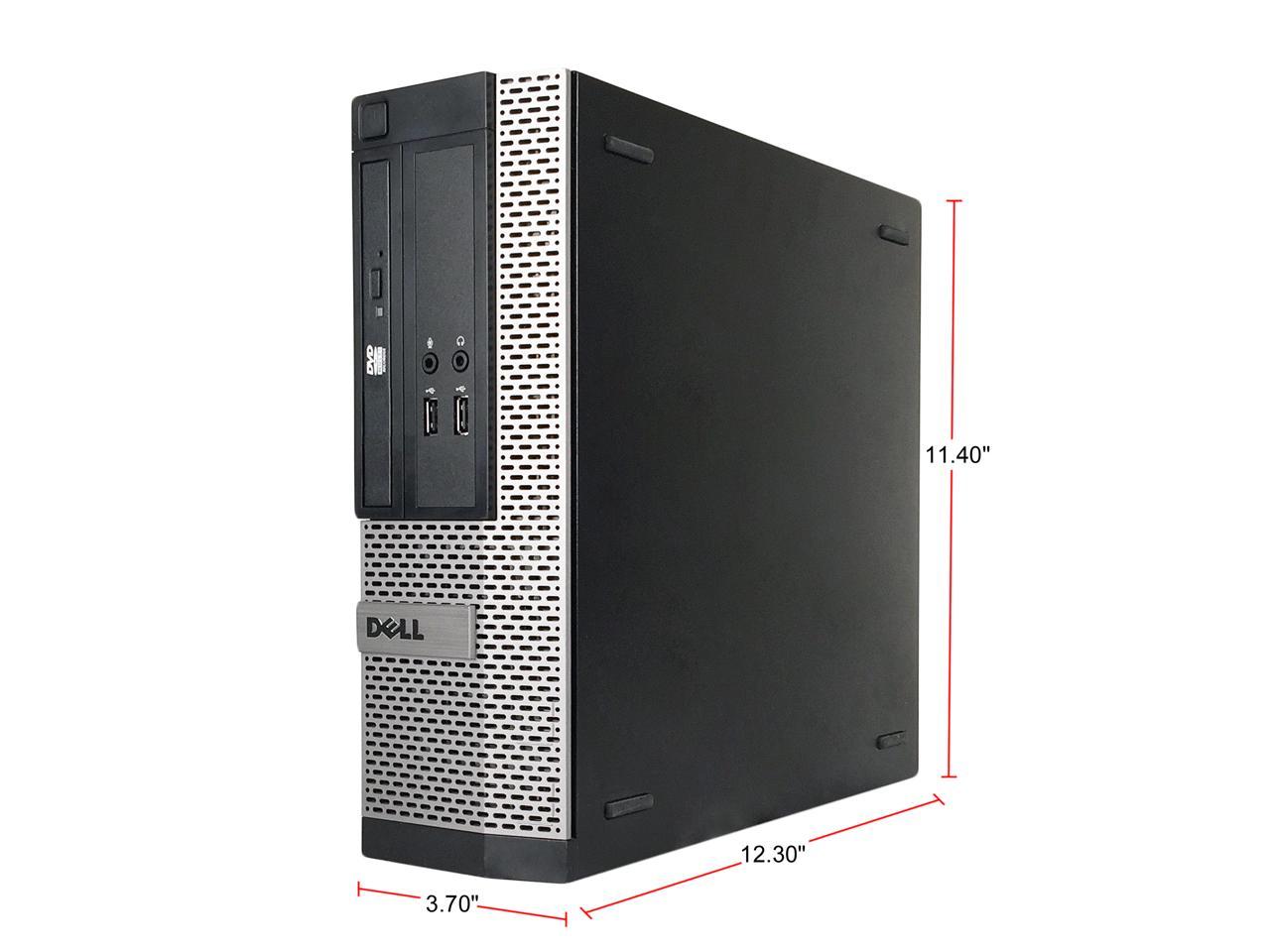 DELL Desktop Computer OptiPlex 3020 Intel Core i5 4th Gen 4590 (3.30 GHz) 16 GB DDR3 500 GB HDD Intel HD Graphics 4600 Windows 10 Home 64-bit Multi-language