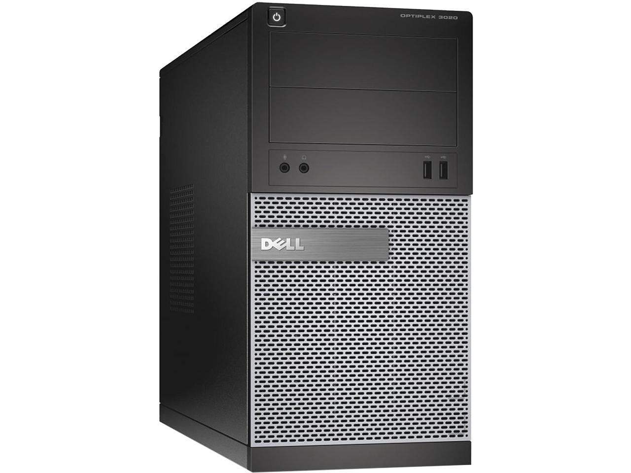 DELL Grade A Desktop Computer OptiPlex 3020 Intel Core i5 4th Gen 4590 (3.30 GHz) 12 GB DDR3 1 TB HDD 128 GB SSD Intel HD Graphics 4600 Windows 10 Home 64-bit Multi-language