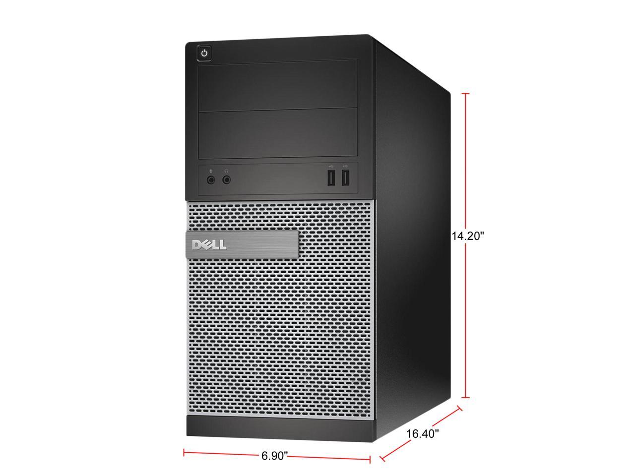 DELL Grade A Desktop Computer OptiPlex 3020 Intel Core i5 4th Gen 4590 (3.30 GHz) 12 GB DDR3 500 GB HDD 128 GB SSD Intel HD Graphics 4600 Windows 10 Home 64-bit Multi-language