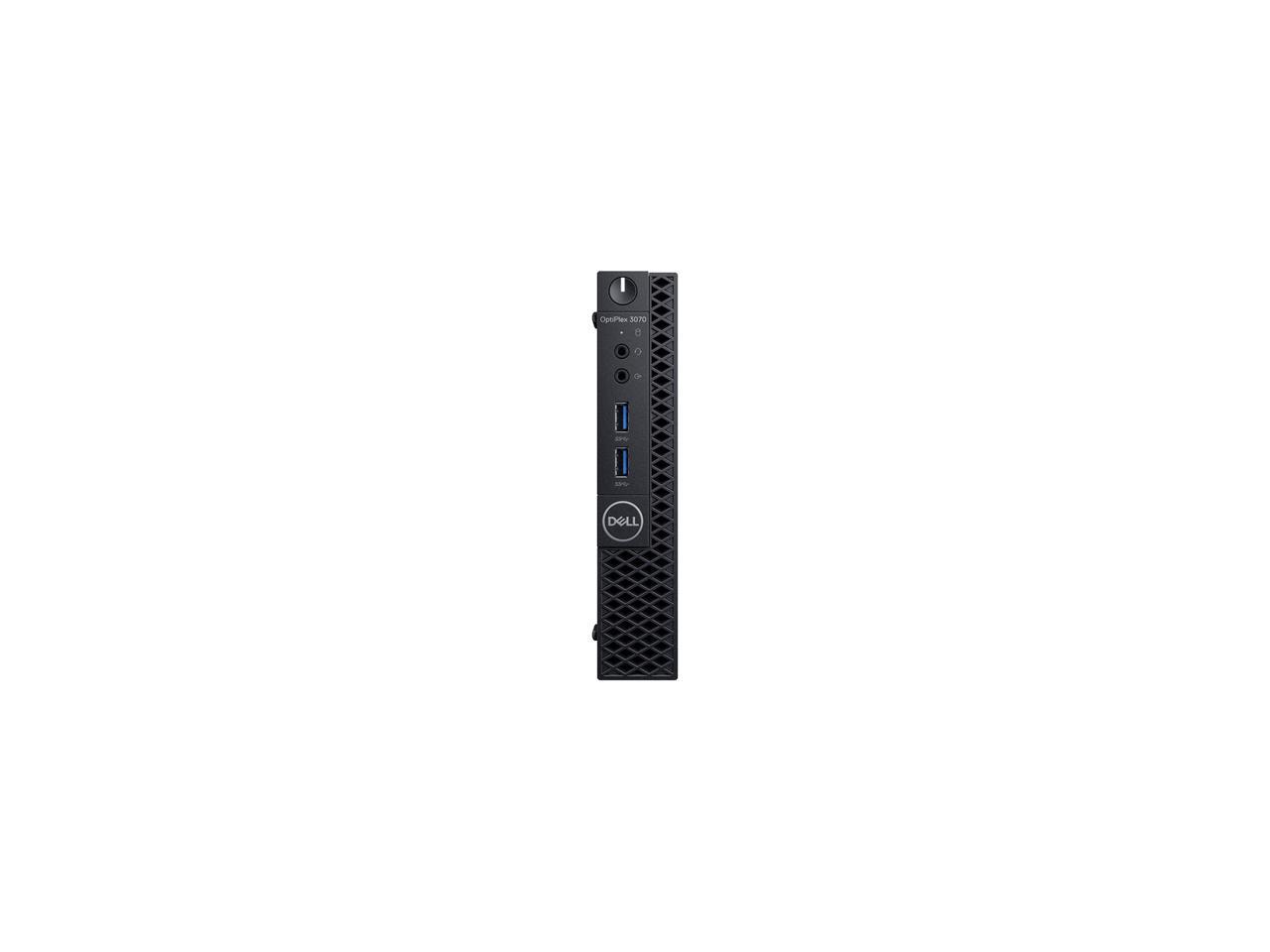 DELL OptiPlex 3070 Micro Desktop - Intel Core i5 9500T, 8 GB DDR4, 256 GB SSD, Bluetooth, Intel UHD Graphics 630, Windows 10 Pro (W7XP4)