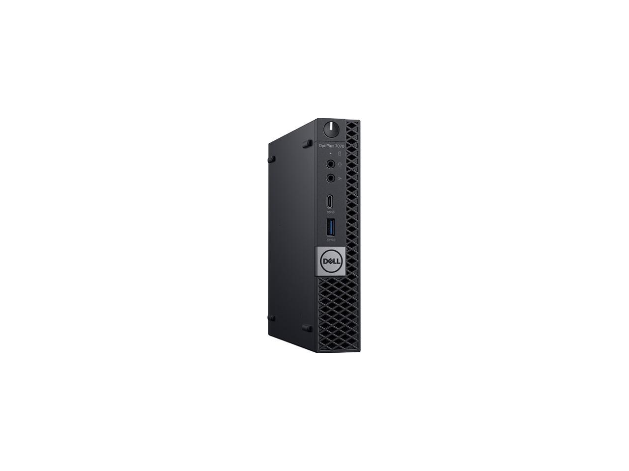 DELL OPTIPLEX 7070 (T84D8) - Business Desktop PC - Intel Core i5 9500T (6-Core 2.2 GHz), Intel UHD Graphics 630, 8 GB DDR4, 500 GB HDD, Intel Q370, Micro Form Factor, Windows 10 Pro 64-bit