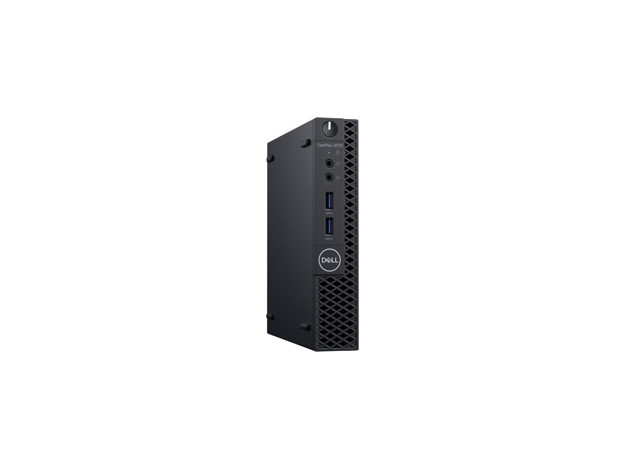 DELL OptiPlex 3070 Micro Desktop - Intel Core i5 9500T, 8 GB DDR4, 256 GB SSD, Intel UHD Graphics 630, Windows 10 Pro (NXXCR)