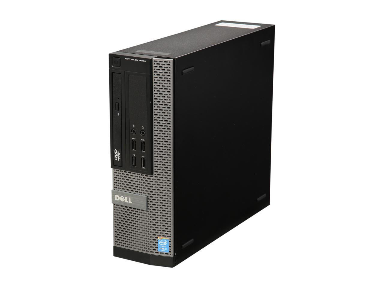 DELL Grade A Desktop Computer OptiPlex 9020 Intel Core i7 4th Gen 4790 (3.60 GHz) 8 GB DDR3 500 GB HDD Intel HD Graphics 4600 Windows 10 Pro 64-bit