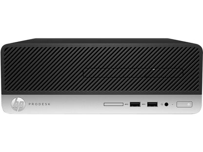 HP ProDesk 400 G6 SFF Desktop - Intel Core i5-9500, 8 GB DDR4, 256 GB SSD, Intel UHD Graphics 630, Windows 10 Pro (7HX44UT#ABA)