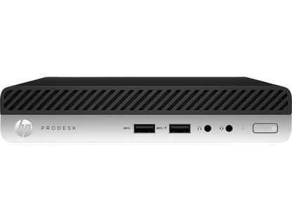 HP ProDesk 400 G5 (7FU86UT) - Mini Desktop PC - Intel Core i5-9500T (6-Core 2.2 GHz), Intel UHD Graphics 630, Intel B360, 8 GB DDR4, 256 GB SSD, Windows 10 Pro 64-bit