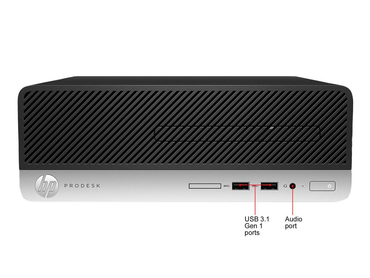 HP ProDesk 400 G6 (7HX45UT) - Small Form Factor Desktop PC - Intel Core i5-9500 (6-Core 3.0 GHz), Intel UHD Graphics 630, Intel B360, 8 GB DDR4, 1 TB HDD, Windows 10 Pro 64-bit