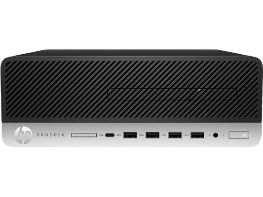 HP ProDesk 600 G5 (7PL87UT) - Small Form Factor Desktop PC - Intel Core i7-9700 (8-Core 3.0 GHz), Intel UHD Graphics 630, Intel Q370, 8 GB DDR4, 256 GB SSD, Windows 10 Pro 64-bit