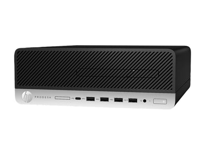 HP ProDesk 600 G5 (7PL87UT) - Small Form Factor Desktop PC - Intel Core i7-9700 (8-Core 3.0 GHz), Intel UHD Graphics 630, Intel Q370, 8 GB DDR4, 256 GB SSD, Windows 10 Pro 64-bit