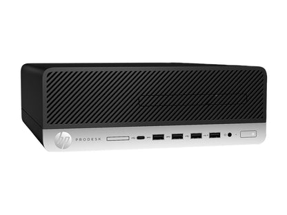 HP ProDesk 600 G5 (7PL87UT) - Small Form Factor Desktop PC - Intel Core i7-9700 (8-Core 3.0 GHz), Intel UHD Graphics 630, Intel Q370, 8 GB DDR4, 256 GB SSD, Windows 10 Pro 64-bit