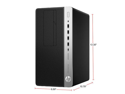 HP Desktop Computer ProDesk 600 G5 7JL19UT#ABA Intel Core i7 9th Gen 9700 (3.00 GHz) 8 GB DDR4 1 TB HDD Intel UHD Graphics 630 Windows 10 Pro 64-bit