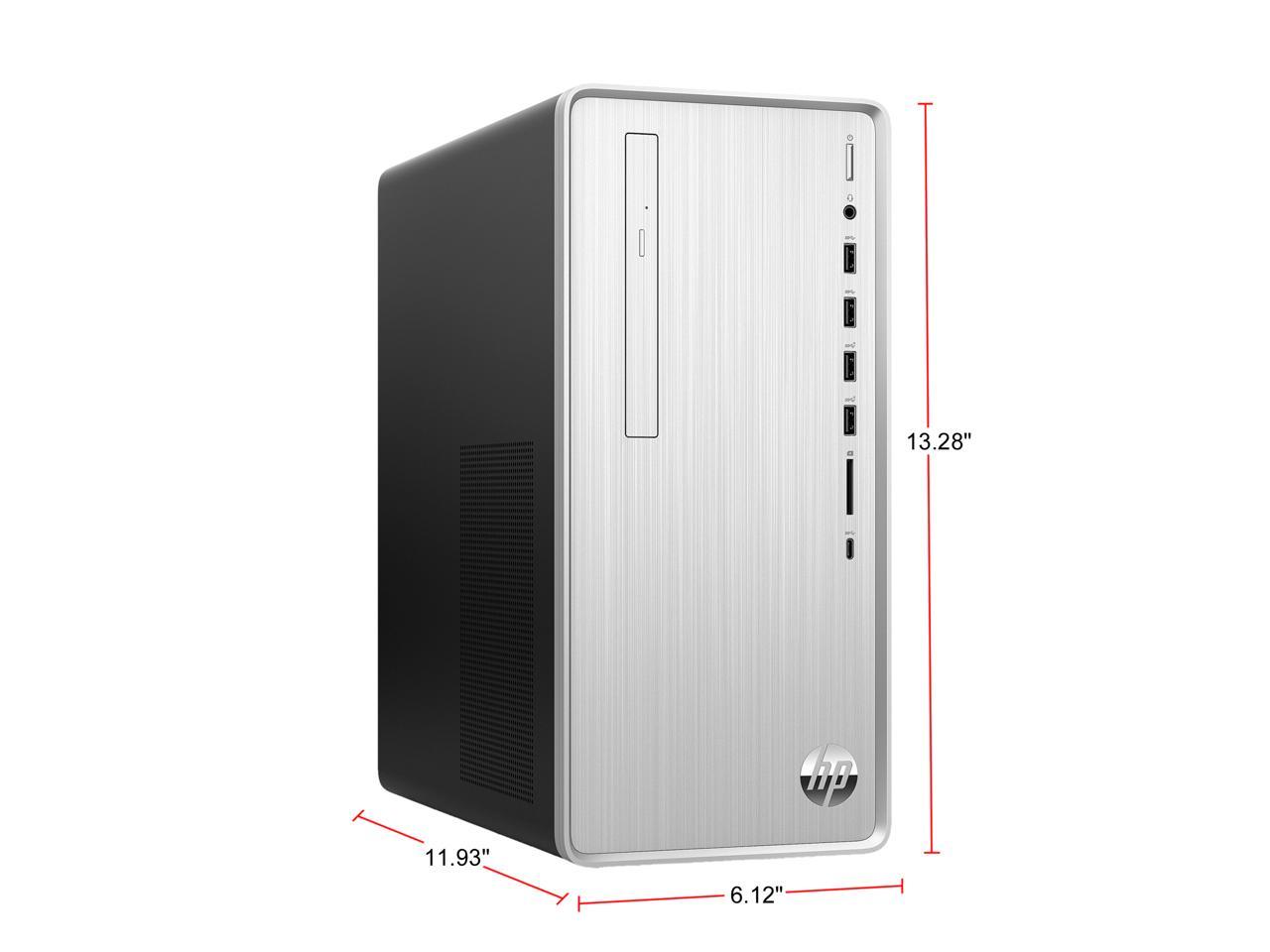HP Desktop Computer Pavilion TP01-0030 Intel Core i3 9th Gen 9100 (3.60 GHz) 8 GB DDR4 1 TB HDD 256 GB SSD Intel UHD Graphics 630 Windows 10 Home 64-bit