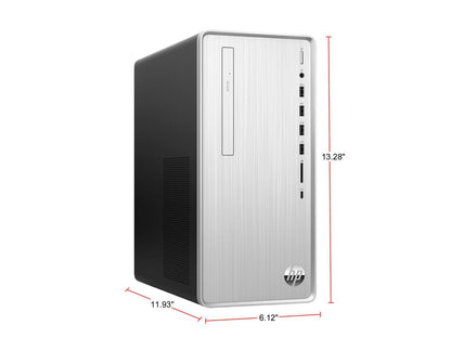 HP Desktop Computer Pavilion TP01-0030 Intel Core i3 9th Gen 9100 (3.60 GHz) 8 GB DDR4 1 TB HDD 256 GB SSD Intel UHD Graphics 630 Windows 10 Home 64-bit