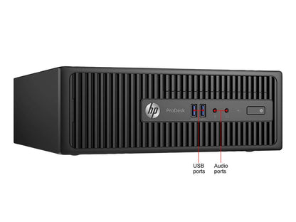 HP Grade A ProDesk 400 G3 SFF Intel Core i5 6500 (3.20 GHz) 12 GB RAM 1 TB SSD DVDRW WIFI BT Windows 10 Home (Multi-language)