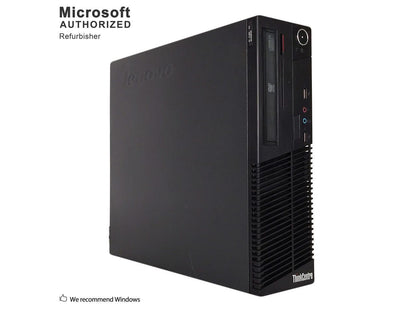 Refurbished Lenovo ThinkCentre M73 Small Form Factor Intel Core i3 4130 3.40 GHz / 8 GB DDR3 / 500GB HDD / DVD / WIFI / HDMI Cable / Bluetooth 4.0 / VGA / DP / Windows 10 Professional 64 Bits / 1 Year