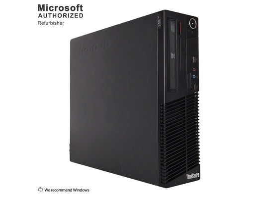 Refurbished Lenovo ThinkCentre M73 Small Form Factor Intel Core i3 4130 3.40 GHz / 8 GB DDR3 / 500GB HDD / DVD / WIFI / HDMI Cable / Bluetooth 4.0 / VGA / DP / Windows 10 Professional 64 Bits / 1 Year