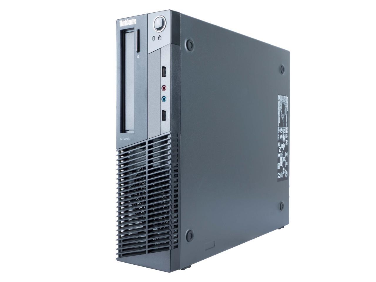 Refurbished Lenovo ThinkCentre M91P Small Form Factor Intel Core i5 2400 3.10 GHz / 16 GB DDR3 / 120GB SSD + 3TB HDD / DVD / WIFI / HDMI Cable / Bluetooth 4.0 / VGA / DP / Windows 10 Professional 64