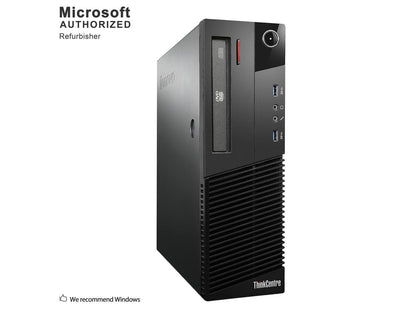 Refurbished Lenovo ThinkCentre M93P Small Form Factor Intel Core i5 4590 3.30 GHz / 8 GB DDR3 / 3TB HDD / DVD / WIFI / HDMI Cable / Bluetooth 4.0 / Windows 10 Professional 64 Bits / 1 Year Warranty