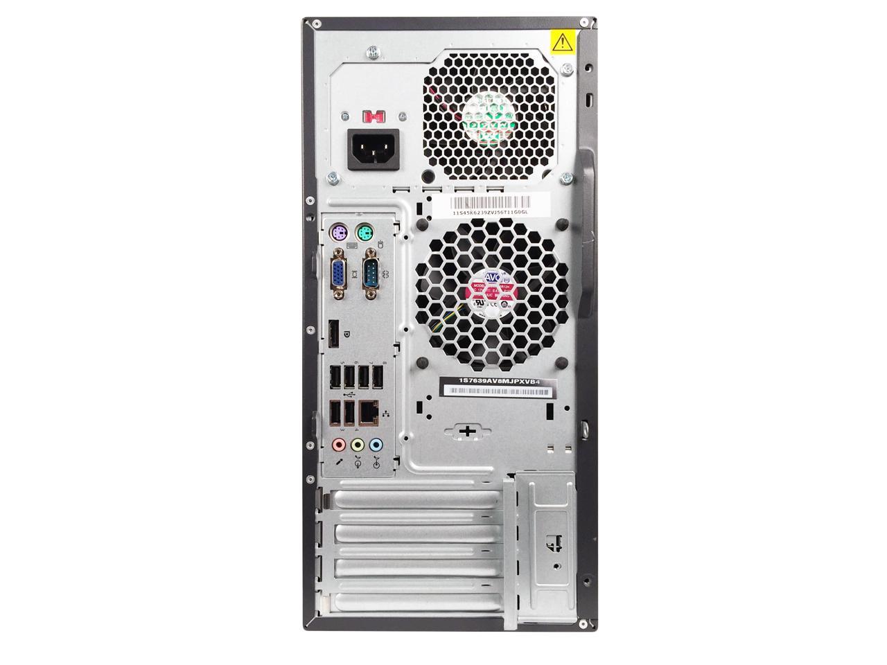 Certified Refurbished 2018 Lenovo ThinkCenter M58 TW Intel Core 2 Duo E8400 3.0GHz, 4GB RAM, 250GB HDD, DVD, WIFI, Bluetooth 4.0, VGA, DisPlayPort, Windows 10 Home 64 Bits