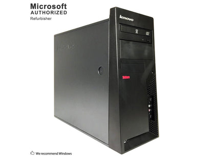 Certified Refurbished 2018 Lenovo ThinkCenter M58 TW Intel Core 2 Duo E8400 3.0GHz, 4GB RAM, Brand New 240GB SSD, DVD, WIFI, Bluetooth 4.0, VGA, DisPlayPort, Windows 10 Home 64 Bits