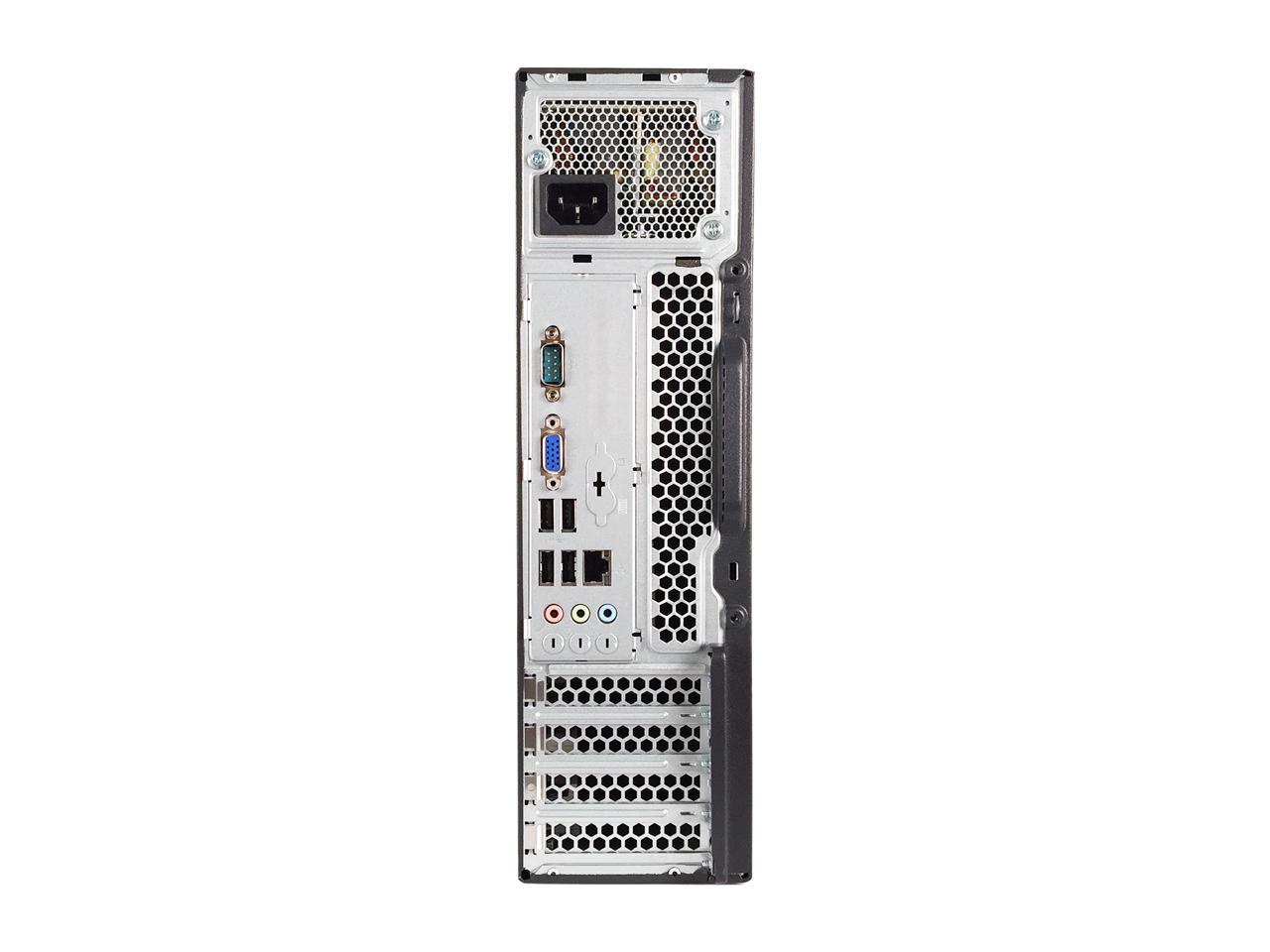Certified Refurbished 2018 Lenovo ThinkCenter M70E SFF Intel Core 2 Duo E8400 3.0GHz, 4GB RAM, Brand New 120GB SSD, DVD, WIFI, Bluetooth 4.0, VGA, Windows 10 Home 64 Bits