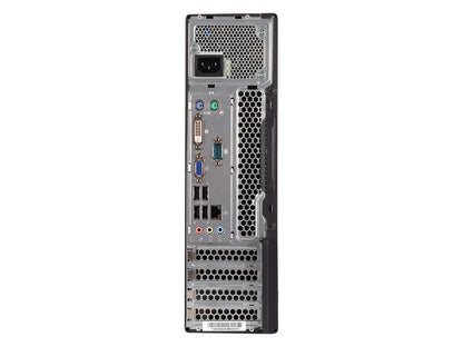 Certified Refurbished Lenovo ThinkCentre M72E SFF Intel Core i3 3220 3.30GHz, 12GB DDR3, Brand New 360GB SSD, DVD, 1GB Video Card, WIFI, Bluetooth 4.0, VGA, DVI, Windows 10 Home 64 Bits