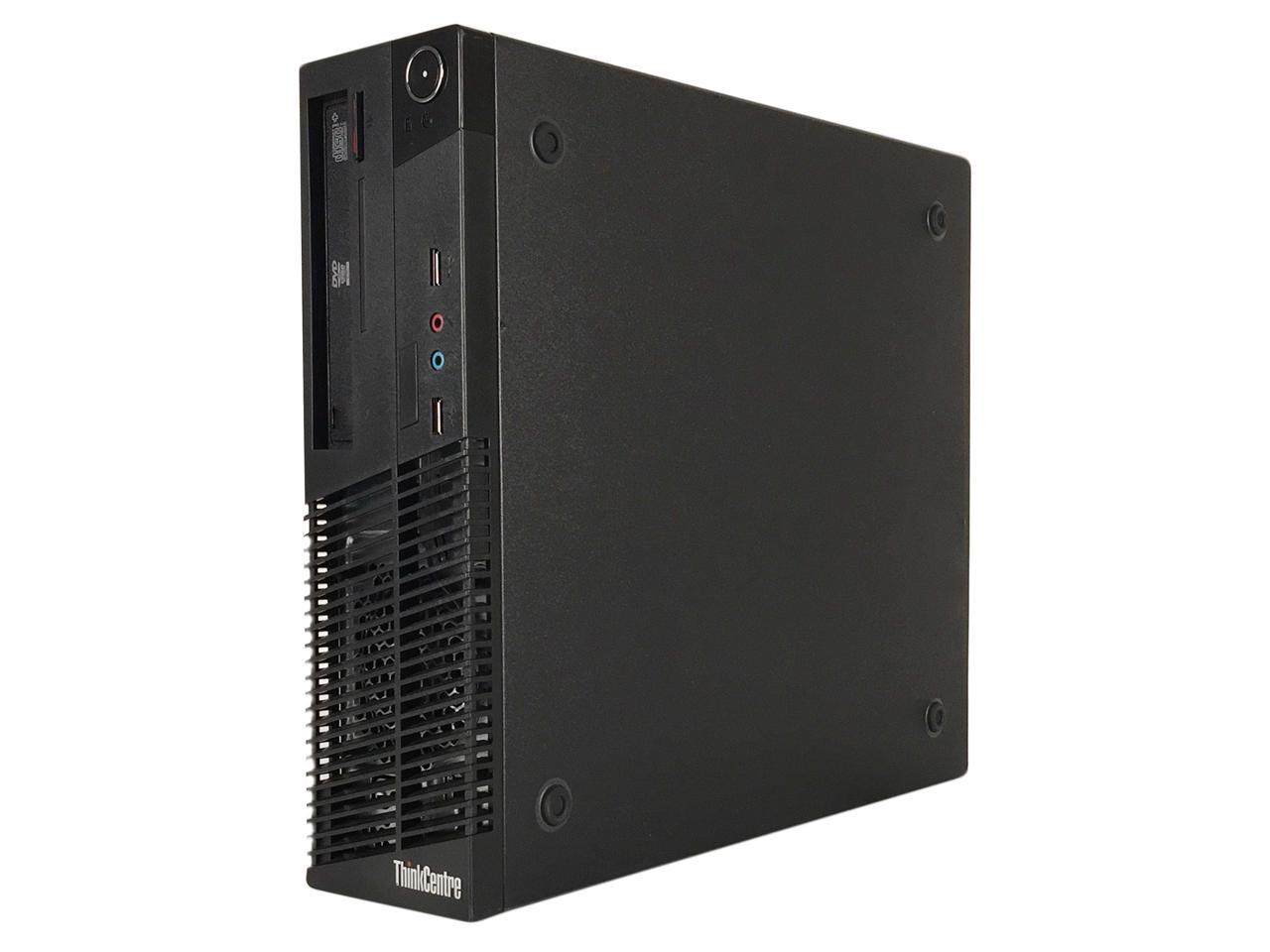Certified Refurbished Lenovo ThinkCentre M72E SFF Intel Core i3 3220 3.30GHz, 8GB DDR3, Brand New 240GB SSD, DVD, 1GB Video Card, WIFI, Bluetooth 4.0, VGA, DVI, Windows 10 Home 64 Bits