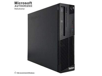 Certified Refurbished 2018 Lenovo ThinkCenter M72E SFF Intel Pentium G620 2.60GHz, 8GB DDR3, Brand New 240GB SSD, DVD, WIFI, Bluetooth 4.0,, VGA, DVI, Windows 10 Home 64 Bits