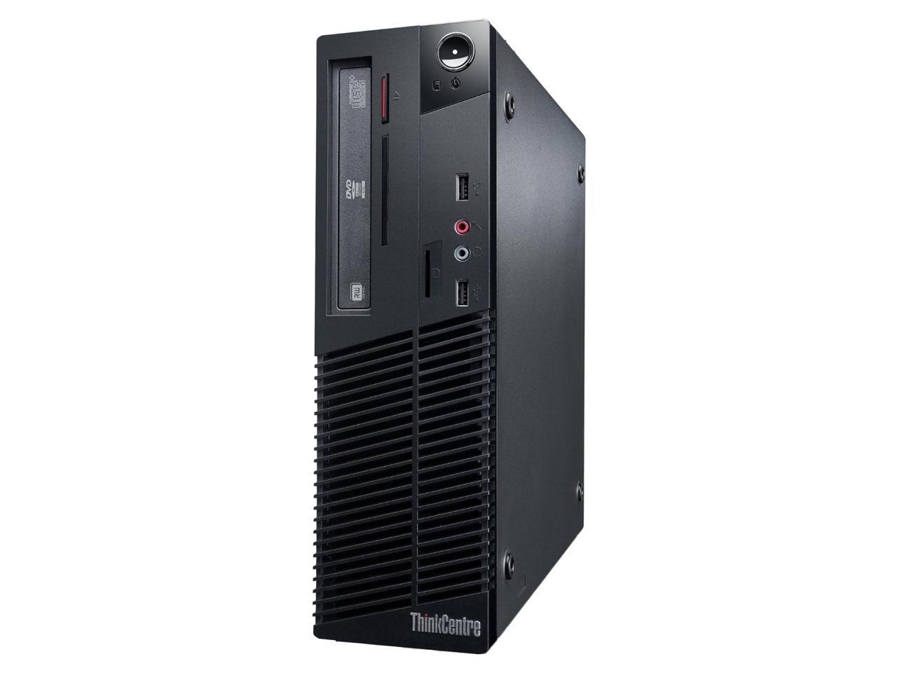 Certified Refurbished 2018 Lenovo ThinkCenter M79 SFF AMD A46300B 3.70GHz, 8GB DDR3, 500GB HDD, DVD, WIFI, Bluetooth 4.0, HDMI, USB 3.0, VGA, DisPlayPort, Windows 10 Home 64 Bits