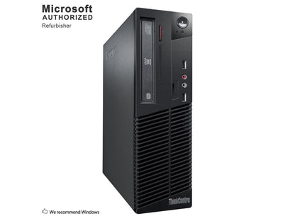 Certified Refurbished 2018 Lenovo ThinkCenter M79 SFF AMD A46300B 3.70GHz, 8GB DDR3, Brand New 120GB SSD, DVD, WIFI, Bluetooth 4.0, HDMI, USB 3.0, VGA, DisPlayPort, Windows 10 Home 64 Bits